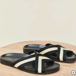 Jenni Kayne Crossover Stripe Sandals